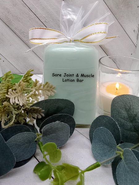 Sore Joint & Muscle Lotion Bar - Natural Pain Relief