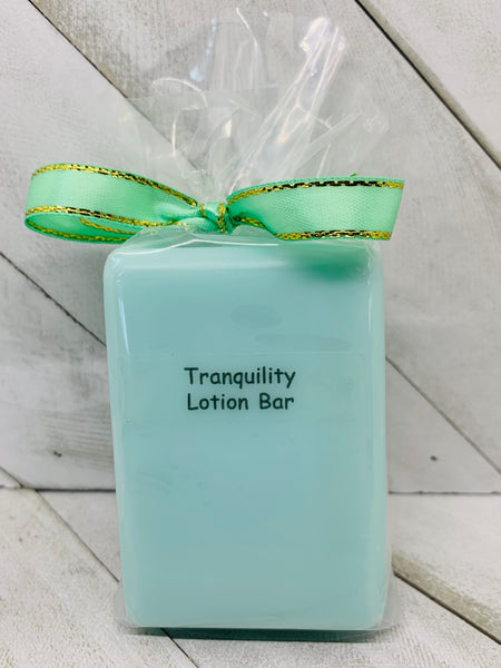 Tranquility Aromatherapy Lotion Bar - Patchouli & Chamomile Stress Relief