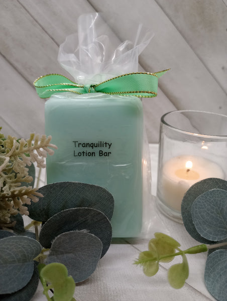 Tranquility Aromatherapy Lotion Bar - Patchouli & Chamomile Stress Relief