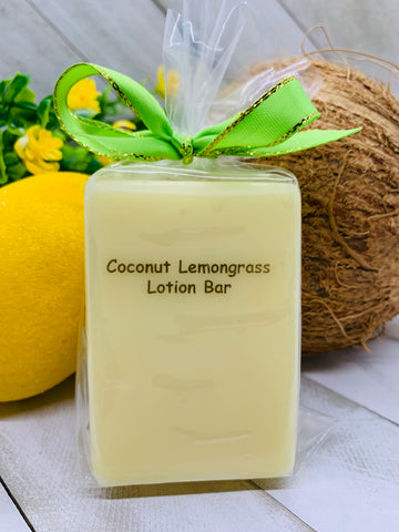 Coconut Lemongrass Lotion Bar