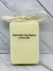 Spearmint & Eucalyptus Lotion Bar  Aroma Therapy